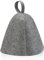 Bonnet de Sauna Chapeau de Sauna en Feutre Gris Bonnet de Douche Anti-chaleur pour Homme et Femme Protection de la Tête