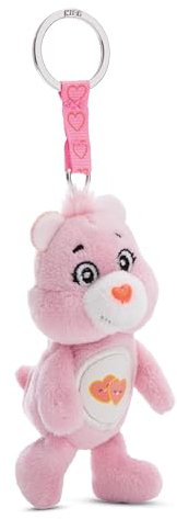 NICI Glücksbärchis Schlüsselanhänger Lieb-mich-Bärchi 10cm - Plüschiger Kuscheltier Anhänger für Kinder & Erwachsene, Mit Schlüsselring für Schlüsselband, bund und -halter - 61379