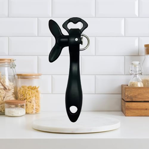 NORRSKOG Can Opener & Bottle Opener. 2 in 1 Safety and Smooth Edge Tin Can Opener & Bottle Opener, for Kitchen,for socials and Weekends