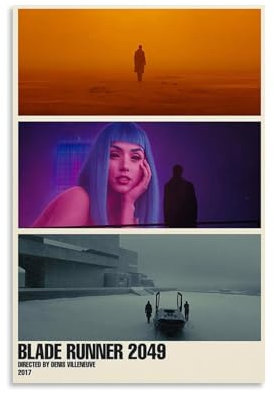 nuomesc Blade Runner 2049 Movie Poster Fans Poster Dekorative Malerei Leinwand Wandkunst Wohnzimmer Poster Schlafzimmer Malerei 08x12inch(20x30cm)