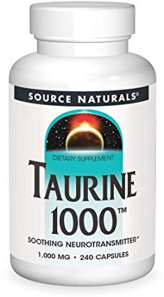 Source Naturals Taurine, Soothing Neurotransmitter*, 1000mg - 240 Capsules