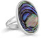 Tuscany Silver Damen Ring Sterling Silber Oval Abalone - Größe P