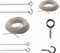 Net Curtain Wire - Free Hooks & Eyes- 12 metres