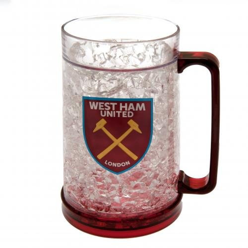 West Ham United F.C. Plastic Freezer Tankard Official Merchandise