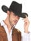 DEGUISE TOI Schwarzer Cowboy Hut für Erwachsene - Schwarz