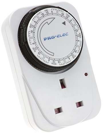 kenable 7 Day Weekly Programme Mechanical Timer Switch for UK Power Sockets