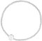 MetJakt Armband Frauen Mädchen 925 Silber Stretcharmband gold rosegold Kugelarmband 2,5mm (Blume, Gelb Vergoldet Sterling Silber)