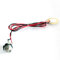 Alnicov Einzelner Piezo Pickup Drum Trigger Transducer Vorverdrahteter Metallverstärker für Akustikgitarre Mandoline Ukulele