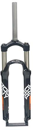 Forcella Bici Mountain Bike 24 Pollici,Forcella Meccanica Lega di Alluminio Controllo delle Spalle Tubo Dritto Forcella Ammortizzata (Color : D, Size : 24inch)