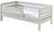 VIPACK Bed, Solid, Kiefer, Weiß, 70 x 140 cm