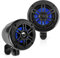 Pyle 4” Waterproof Off-Road Speakers - 150W 2-Way Marine Woofer Sound System w/ 360° Rotatable Bracket, Full Range Outdoor Audio Stereo Speaker for Motorcycle ATV Jeep Boat, Includes Brackets (Black)