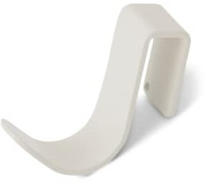 Pedestal Hook Mount | Praktische Halterung für Kabel, Kopfhörer, Kleine Lautsprecher hinten TV-Möbel | Passt TV-Ständer mit Ausnahme vom Linked Tall (Beige)