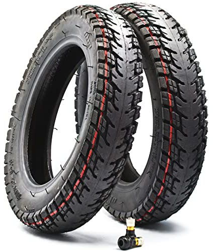 myBESTscooter - 10 Zoll Offroad rutschfester schlauchloser Reifen mit Ventil für Xiaomi M365 1S 3 Essential Pro 2 Elektroroller