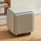 KUKIXO 5 In 1 Nesting Hocker Fußstütze, Polsterhocker Würfel Sitz Stapelbar Mit Rädern - Kreatives Sofa Für Zuhause Wohnzimmer Schlafzimmer (Size: Light Gray A)