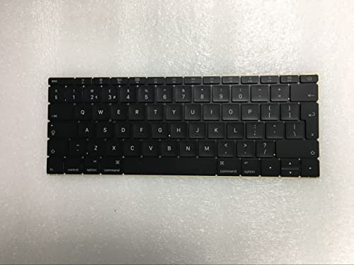 ICTION New UK Keyboard Replacement QWERTY for MacBook Pro Retina 12 A1534 Keyboard 2016 2017 Year (it can not fit 2015)