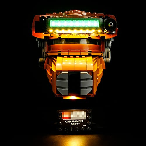 cooldac LED Licht-Kit Kompatibel mit Lego Star Wars 75351 Prinzessin Leia (Boushh) Helm Set, Led Beleuchtungs Set Kompatibel mit Lego 75351 (nur Lichter, Keine Modelle)