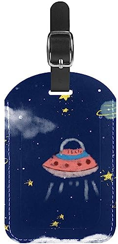 Gepäckanhänger Alien Kabine Leder Reise Koffer Etiketten 1 Packungen