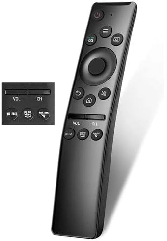 Universal Remote Control Compatible for Samsung Smart-TV LCD LED UHD QLED 4K HDR TVs, with Netflix, Prime Video Buttons