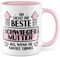 Tasse Schwiegermutter Geschenk So sieht die beste Schwiegermutter der Welt aus, wenn sie Kaffee trinkt, Kaffeetasse Schwiegermama Familie, Geschenkidee Muttertag Mutter Mama Kaffee-Becher