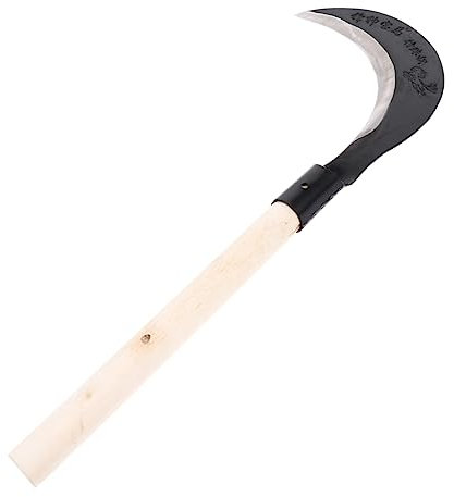 DIXII Faucille à main faucille canne à sucre désherbage acier manganèse herbe faucille jardinage faucille (couleur : couleurs assorties, taille : 50 x 17 cm)