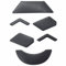 ZEZEFUFU 0,6 mm PTFE 1 Set Smooth Mouse Skate Pad Piedi di Ricambio per Logitech G903 LIGHTSPEED Wireless Gaming Mouse