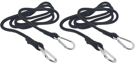 2er Set Gepäckspanner 1,5 m mit Karabinerhaken Universeller Spanngummi Expander