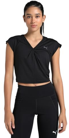 PUMA Unisex Move CLOUDPSUN Twist Tee - Regular Length T-Shirts, PUMA Black, M