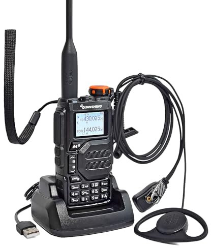 HYS Quansheng UV-K5 VHF UHF 5W walkie talkie caricatore Batterie ricaricabili Radio ricetrasmittente