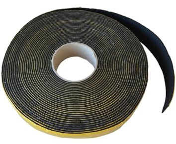 B teurobrecher - Selbstklebendes Klebeband Kautschuk Tape 15m x 50mm x 3mm Dämmung Isolierung schwarz