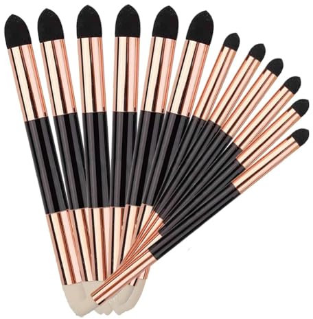 Qbkohphifm 12 Stylos Éponge pour Mélange de Croquis, Double Tête, Lavables et Réutilisables, Mélangeurs D'Art pour Dessin de Souches pour Artistes