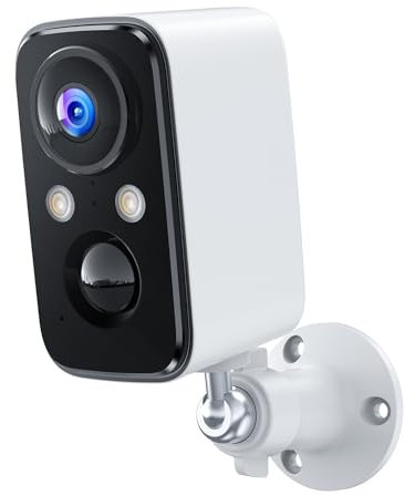 BECAMSO Überwachungskamera Aussen Akku Kamera Kabellos: 2K WLAN Kamera Outdoor mit Bewegungsmelder - Überwachungskamera Innen mit wasserdichte Monitor - Home Security Camera
