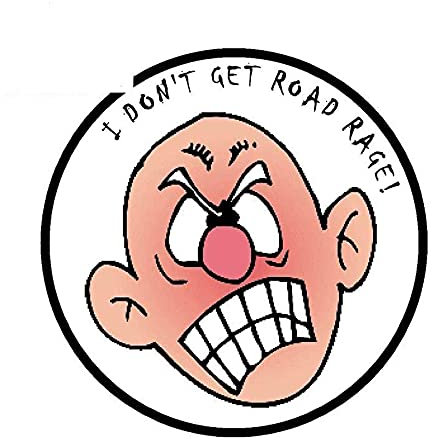 13 cm x 13 cm Auto-Styling I Don t Get Road Rage Vinyl-Aufkleber Fensterdekoration
