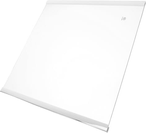 CLISPEED Divider Tempered Glass Shelf for Refrigerator Fresh Food Compartment Replaceable Fridge Shelf Part for Home Organization