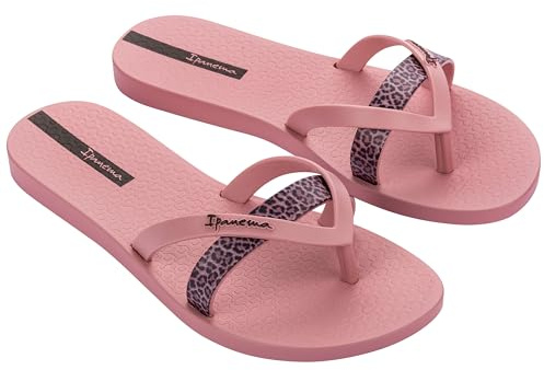Ipanema Kirei Chic Fem, Flip-Flop Donna, Pink/Pink/Brown, 38 EU