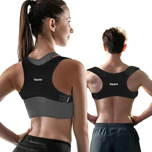 Rückenstütze zur Haltungskorrektur für Frauen und Männer, Eine Ergonomische, Schmerzlinderung im oberen und unteren Rücken – Skoliose, Rundrücken, Wirbelsäulenkorrektur
