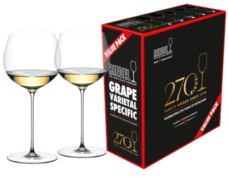 RIEDEL Superleggero Chardonnay Weingläser 2-teiliges Set 7425-97-270