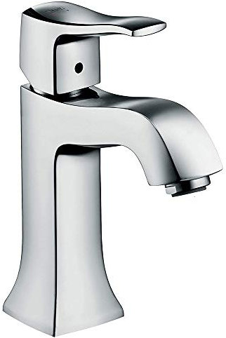 hansgrohe Wasserhahn Metris Classic (Armatur mit Auslauf Höhe 100mm, ohne Ablaufgarnitur) Chrom