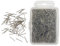 Meyco Stecknadeln 13 mm | Stahl (superhart) | Silber/verchromt | 50 g | Perlenkopfnadeln