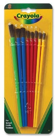 Crayola 05-3516 8 Pack Crayola® Arts And Crafts Brush Set (Pack of 8)
