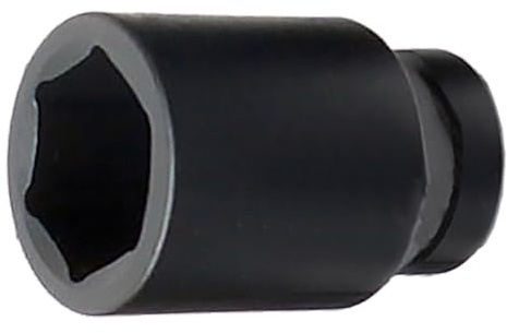 SW-Stahl 07980L-24 Krafteinsatz 1 Zoll - 24 mm Schlagschrauber-Nuss lang | Premium Impact-Steckschlüsseleinsatz aus Chrom-Molybdänstahl, 100 mm Länge, Sechskant-Profil mit Rille und Bohrung