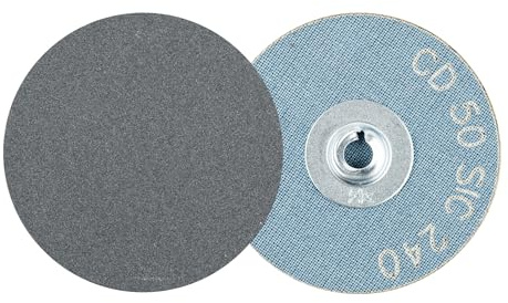 PFERD 441213 Ausführung Siliciumcarbid Schleifblätter CD, CDR, Combidisc, 240 Korngröße, 50mm Außen Ø, 100 Stück