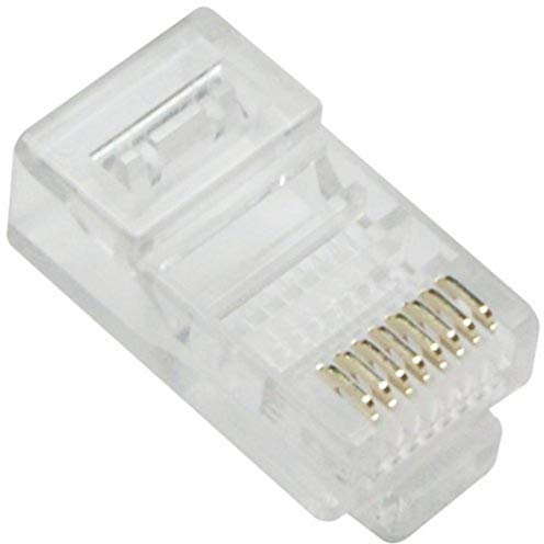 Metronic 495281 Pack de 10 Fiches RJ45 Mâle Blanc