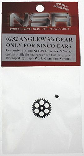 NSR Zubehör 806232 AW Gear 32t 17.5mm Ninco Black