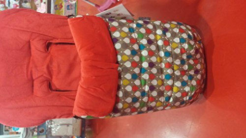 Pirulos Drops Velour - Saco carro, color rojo