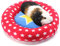 HAYPIGS Meerschweinchen Zubehoer und Spielzeug - Piggy Crash MAT aus Fleece im Zirkus-Look – Meerschweinchen Bett – Meerschweinchen Kuschelbett – Nest für Ratten – Kleintier Höhle