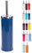 MSV Escobilla de Inodoro de Acero Inoxidable con depósito en Color Azul