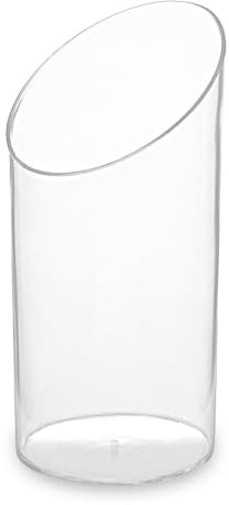 SWS-Schüler Fingerfood-Becher rund, klar Ø 4,5 x 8,4 cm - 65 ml [20 Stück]