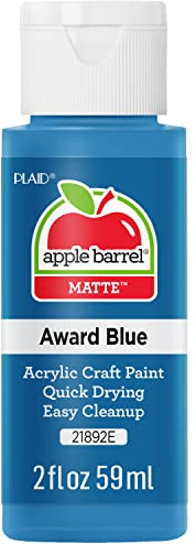 Apple Barrel Acrylic Paint, Blue, 2oz