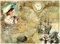 Reispapier A4 - Maritime living. Motiv-Strohseide, Strohseidenpapier, Decoupage Papier
