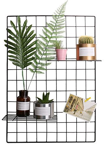 StageOnline DIY Grid Foto Wand - Multifunktions Wand montiert Ins Mesh Display - Wand Kunst Display Organizer - Memoboard